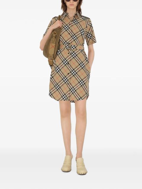 Burberry cotton shirt dress - Neutrals - zdjęcie produktu nr 2