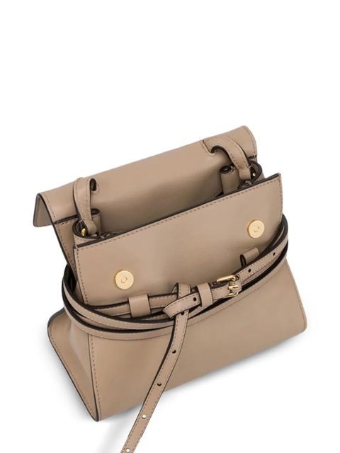 Moschino small Tie Me tote bag - Neutrals
