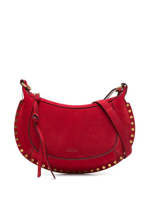 ISABEL MARANT Oskan Moon suede shoulder bag - Red - zdjęcie produktu nr 1