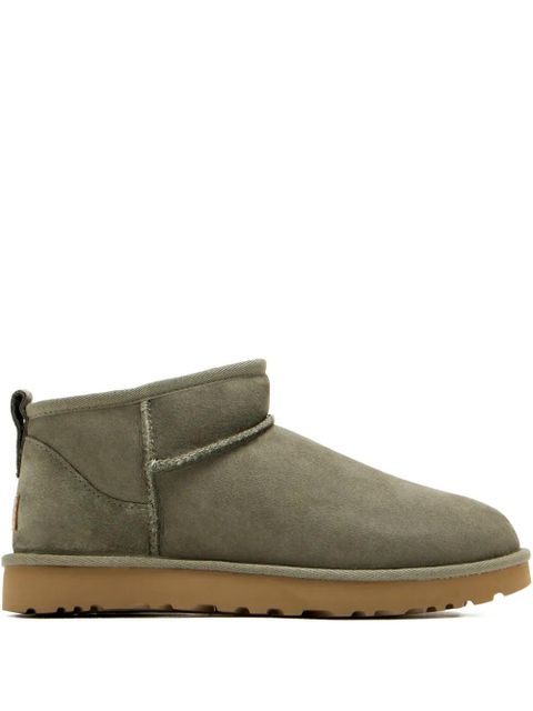 UGG Classic Ultra Mini suede boots - Green - zdjęcie produktu nr 1