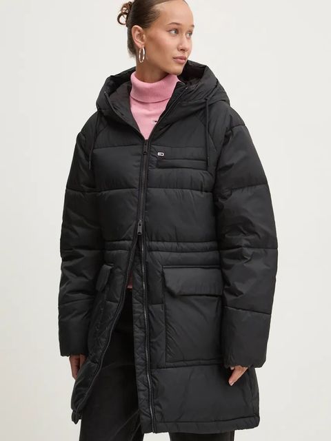 Tommy Jeans kurtka damska kolor czarny zimowa DW0DW18842 - zdjęcie produktu nr 1