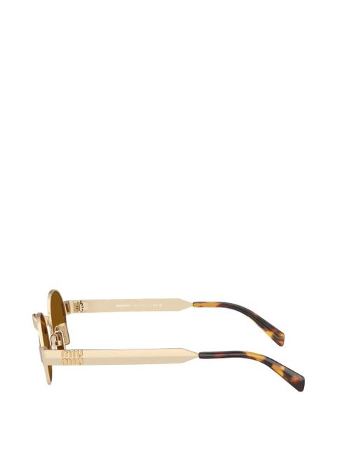 Miu Miu Eyewear round-frame sunglasses - Gold