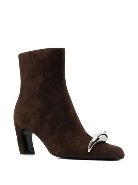 Tory Burch 65mm suede ankle boots - Brown - zdjęcie produktu nr 2