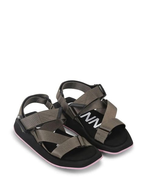GANNI multi-strap sandals - Green - zdjęcie produktu nr 2