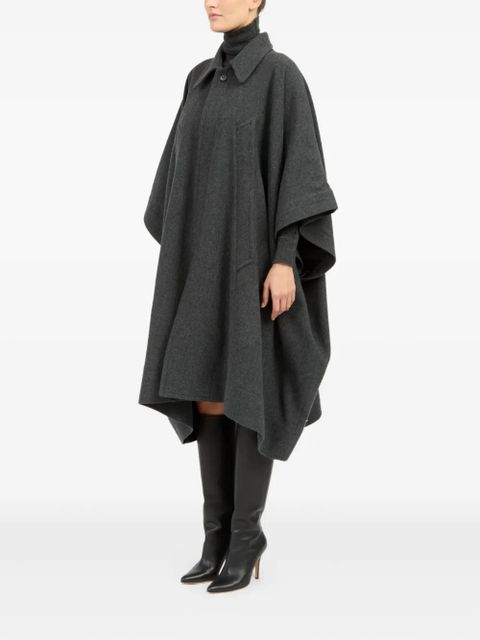 MM6 Maison Margiela asymmetric cape - Grey