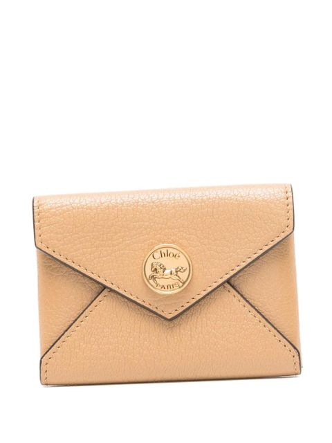 Chloé grainy logo purse - Neutrals