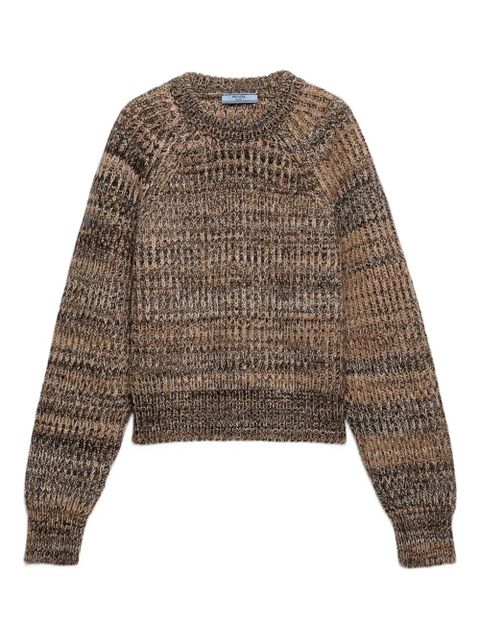 Prada ribbed-knit sweater - Brown - zdjęcie produktu nr 1