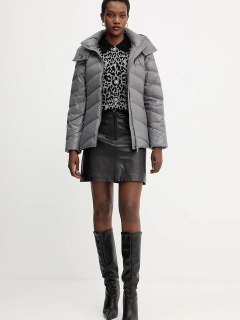 Morgan kardigan damski kolor szary MBOLEO