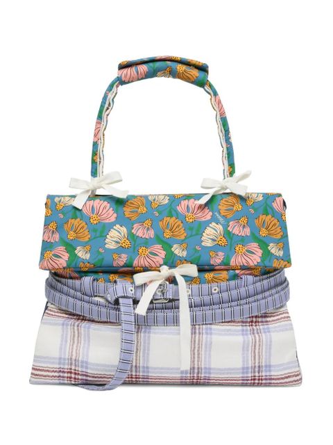 Moschino floral-print tote bag - Blue - zdjęcie produktu nr 1