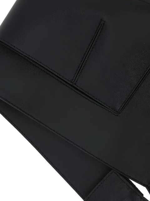 Givenchy leather crop top - Black