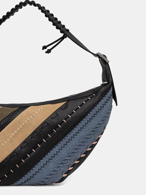 Desigual torebka QUEBEC WHIPSTITCH PAT kolor czarny 25WAXP77