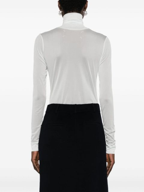 Maison Margiela four-stitch sheer bodysuit - Green