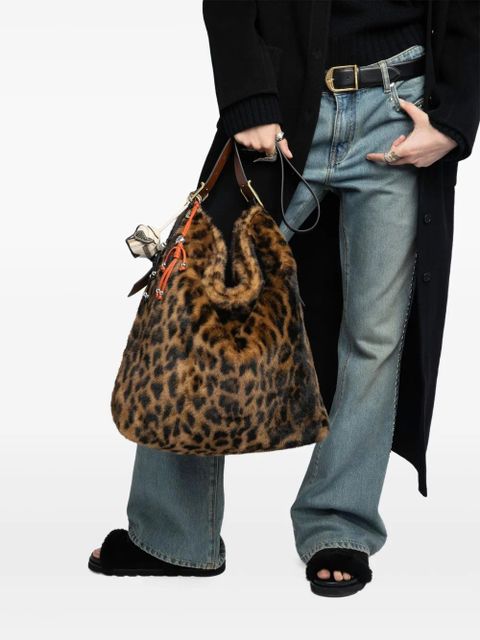 Zadig&Voltaire leopard-print belted bag - Brown