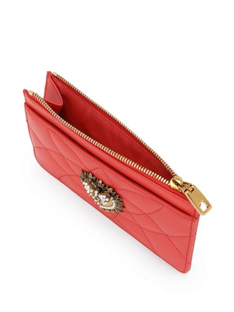 Dolce & Gabbana medium Devotion leather wallet - Orange - zdjęcie produktu nr 2