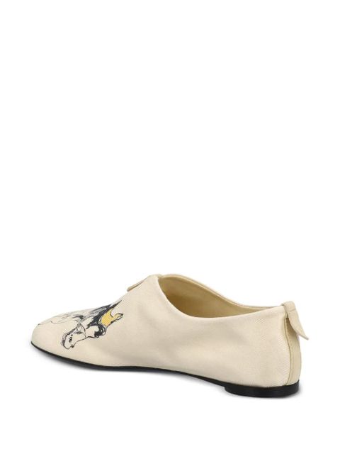 Loro Piana Floaty graphic-print loafers - Neutrals - zdjęcie produktu nr 2