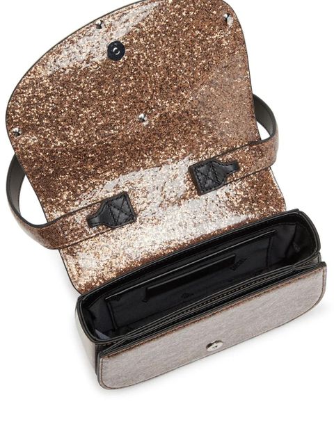 Diesel 1DR glitter-embellishment shoulder bag - Brown - zdjęcie produktu nr 2