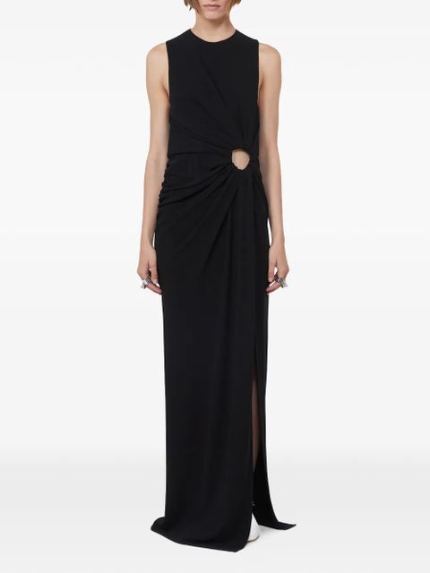 Sportmax cut-out sleeveless maxi dress - Black - zdjęcie produktu nr 2