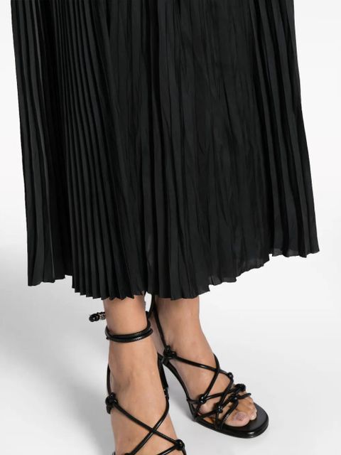 Ulla Johnson elasticated-waist pleated skirt - Black