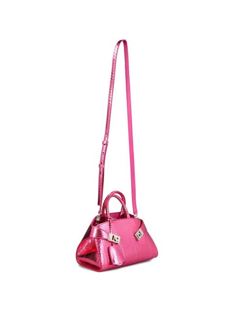 Ferragamo decorative buckles hug mini backpack - Pink
