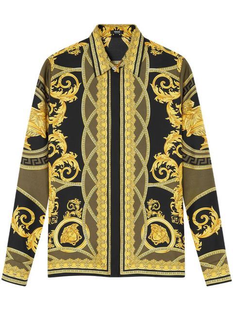Versace La Coupe des Dieux silk shirt - Yellow - zdjęcie produktu nr 1