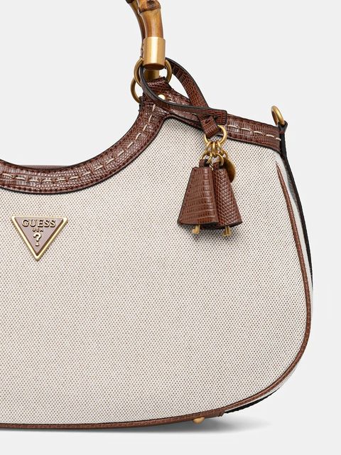 Guess torebka ZABRY kolor brązowy HWBA92 33070