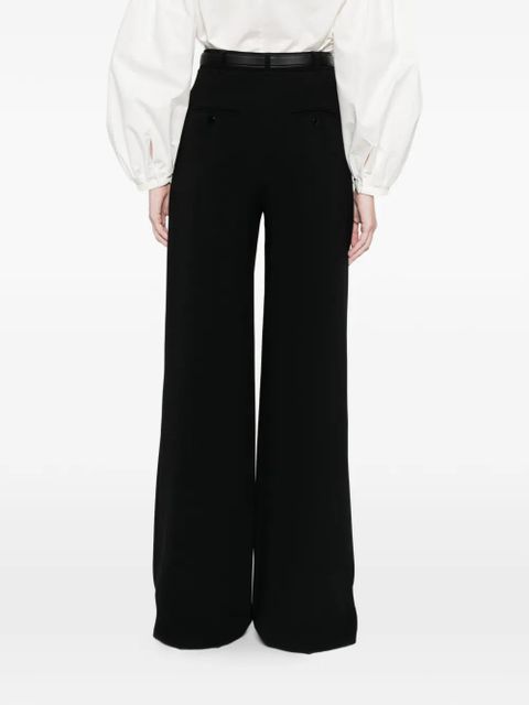 Max Mara fluid belt trousers - Black