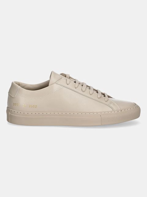 Common Projects sneakersy skórzane Original Achilles Low damskie kolor beżowy 3701 - zdjęcie produktu nr 2