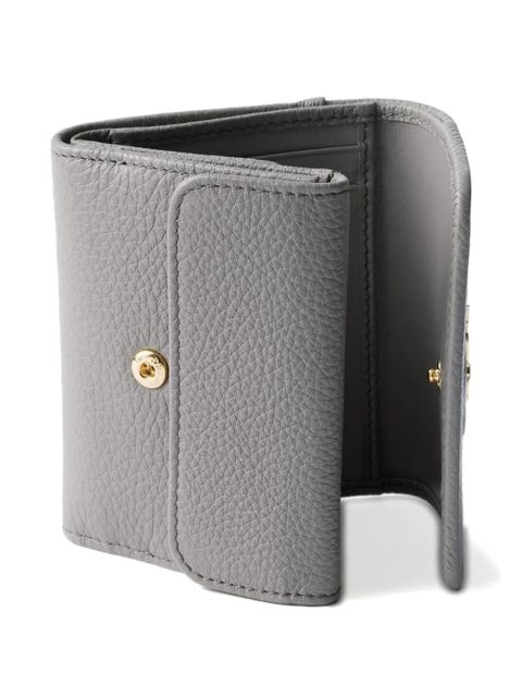 Prada small leather wallet - Grey