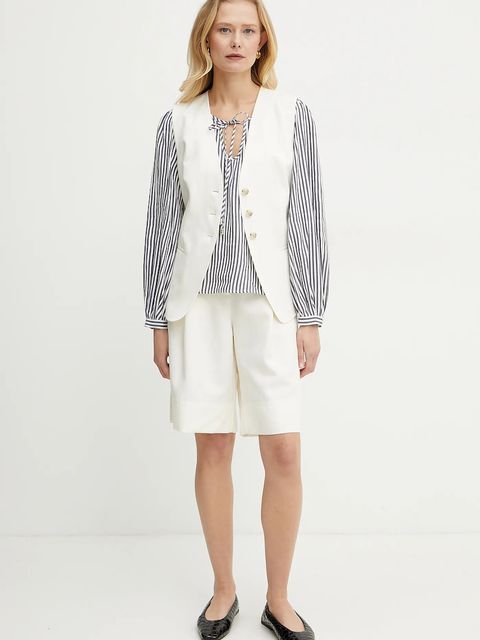 Marella bluzka z domieszką lnu ADDA - zdjęcie produktu nr 2