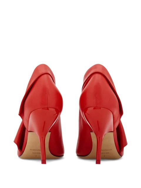 Ferragamo 85mm Eva pumps - Red