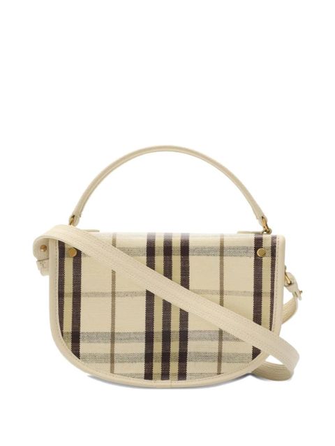 Burberry Highlands plaid tote bag - Neutrals - zdjęcie produktu nr 2