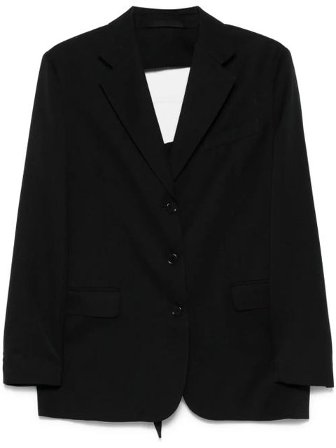 Simone Rocha open-back bow-detail blazer - Black - zdjęcie produktu nr 1