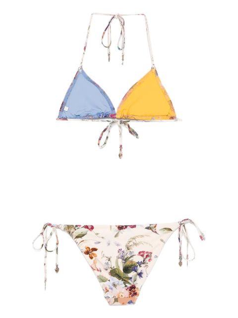 ZIMMERMANN Patience Spliced Tri bikini - Neutrals - zdjęcie produktu nr 2