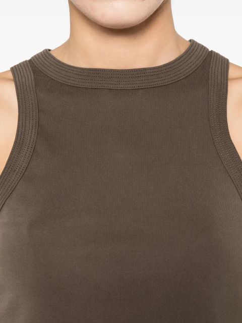 Eleh ribbed tank top - Brown