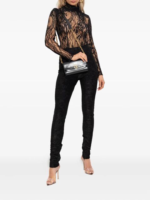 Balmain lace high-neck bodysuit - Black - zdjęcie produktu nr 2
