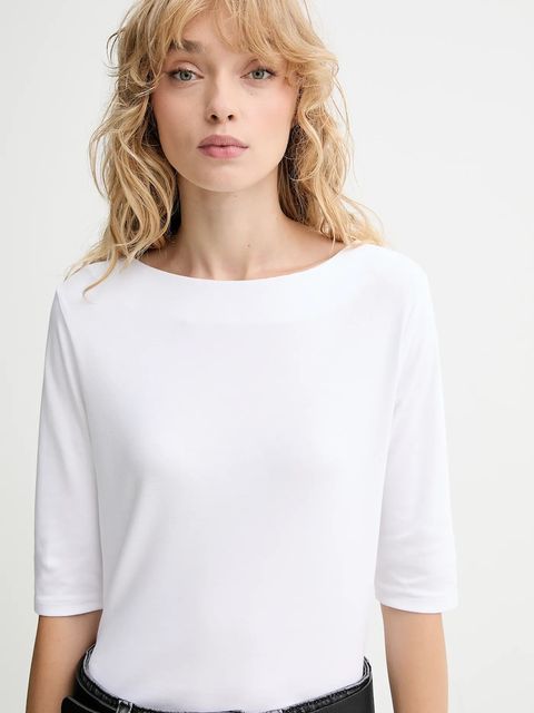 Calvin Klein t-shirt bawełniany damski kolor biały LV044C217G