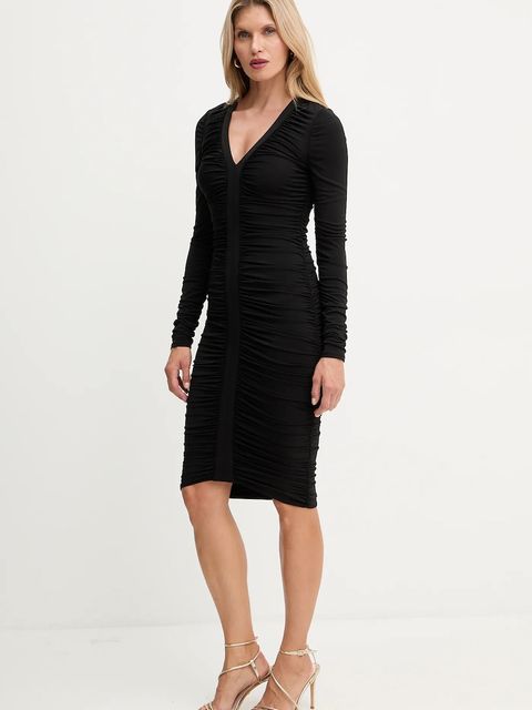 Marciano by Guess sukienka AMELIA kolor czarny maxi dopasowana 5BGK25 6257A