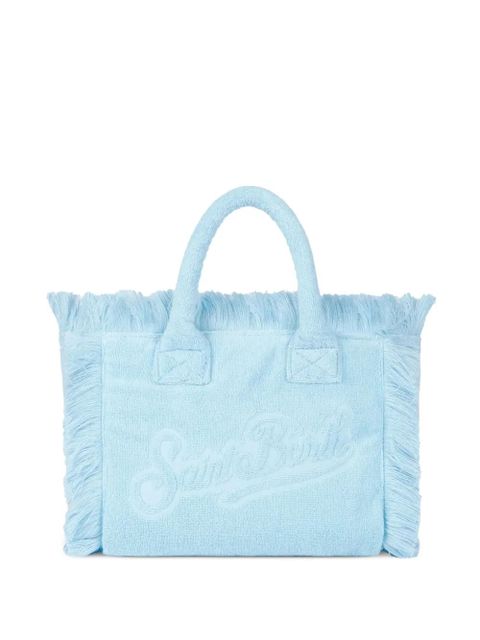 MC2 Saint Barth fringed terry-cloth tote bag - Blue - zdjęcie produktu nr 1