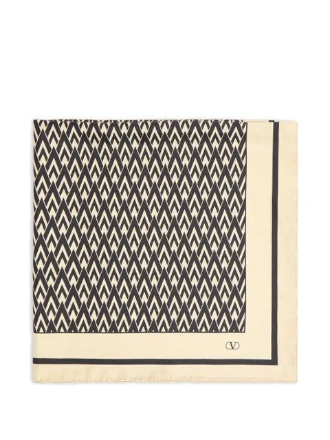 Valentino Garavani Toute La V scarf - Neutrals