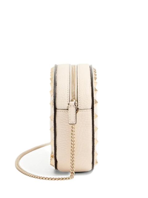 Valentino Garavani Rockstud embellished cross bag - Neutrals