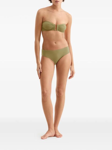 ERES Show Bandeau ruched bikini top - Green - zdjęcie produktu nr 2