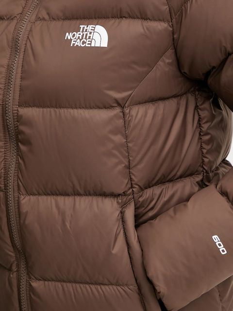 The North Face kurtka puchowa Hyalite kolor brązowy zimowa NF0A8E741OI1