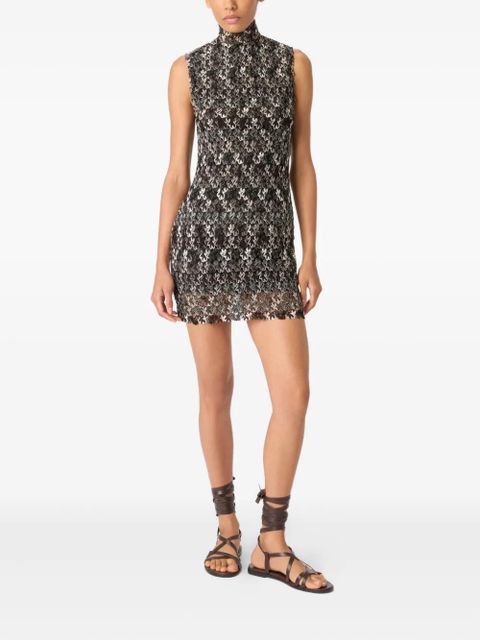 Missoni floral scalloped mini dress - Black