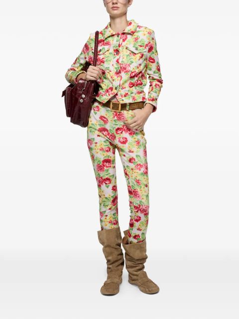 Acne Studios floral trousers - Neutrals - zdjęcie produktu nr 2