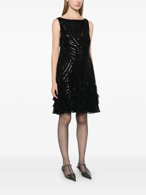 Lauren Ralph Lauren sequined mini dress - Black