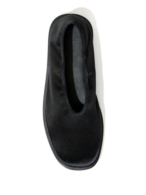 Proenza Schouler square-toe slippers - Black
