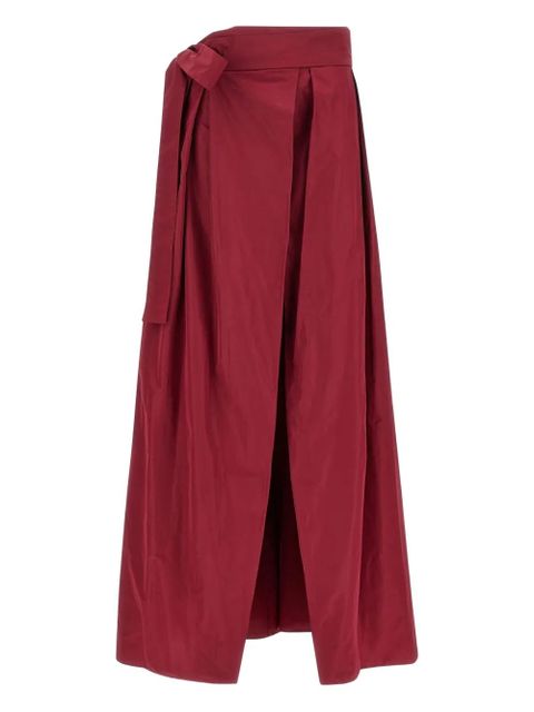 PINKO Cavallinaì pleated maxi skirt - Red - zdjęcie produktu nr 1