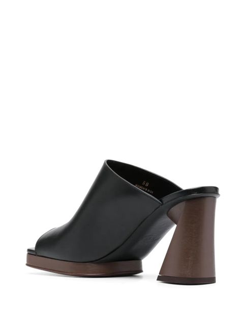 Tod's 95mm platform sandals - Black - zdjęcie produktu nr 2