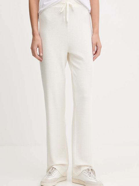 BOSS spodnie lounge kolor beżowy gładkie 50535771 - zdjęcie produktu nr 1