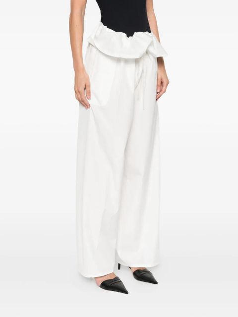 WARDROBE.NYC wide-leg trousers - White
